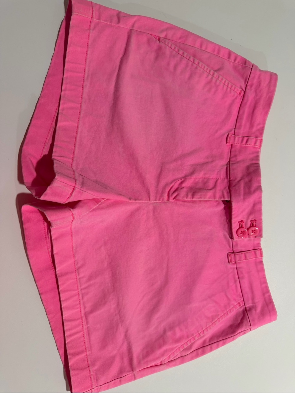 Vineyard Vines High-Waist Pink Cotton Shorts
